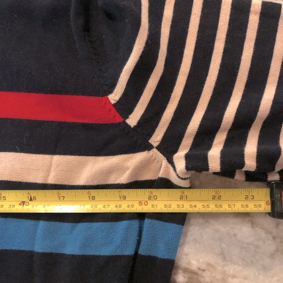 ☀️ Northern Reflections Mockneck Striped Knit Sweater Size XL - Picture 5 of 6